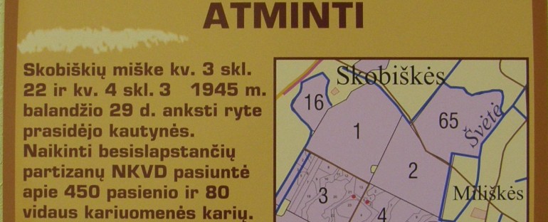 2015-05-15 žuvusių partizanų paminėjimas Skobiškio miške